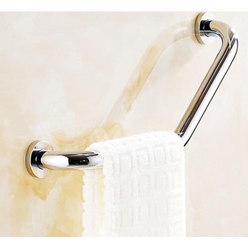 Stainless Steel Handrail Bathroom Shower Bathtub Toilet Safety Grab Bar Towel Rack
