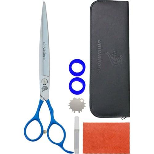 Univinlions 7.5 Inch Shears Professional Grooming Scissors For Dogs Pet Shaver Hair Remover Hair Trimming Tools Tijeras Perro