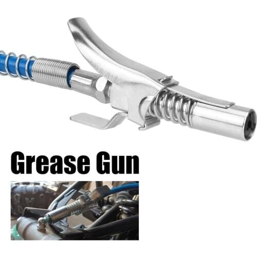 Car Grease Gun Coupler High Pressure Nozzle Tube Adapter Hose Quick Release Tools 1/8" NPT SAE Metric Zerk Fitting Accessories