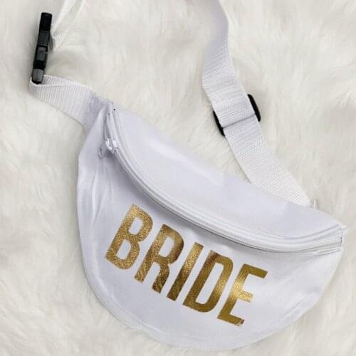 Wedding engagement bridal shower bachelorette hen party bride to be Honeymoon Travel Vacation beach pool fanny pack gift present