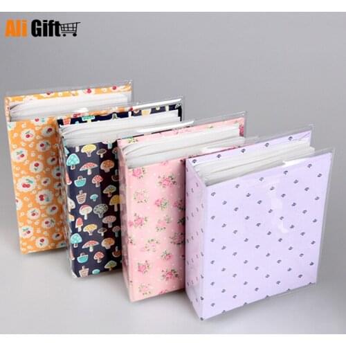 Cloth Cover 5 Inch 200 Photos Cartoon Cute Picture Storage Frame Insert Page Album Children Lovers Wedding Memory DIY Book Gift
