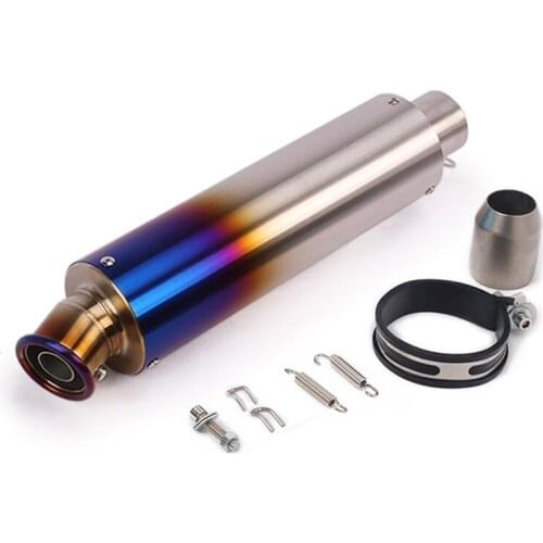 51mm Motorcycle Exhaust Muffler Pipe With DB Killer For benelli trk 502 nmax xmax tmax 500 leoncino ninja 400 500 cafe racer