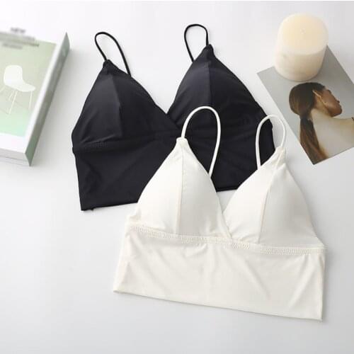 Women Wireless Bras Top Sleeping Brassiere Push Up Bras Sexy Lingerie Top Sexy Strap Smooth Bralette