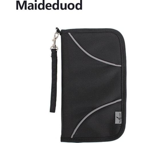 Maideduod Women Men Fashion Travel Passport Holder Organizer Cover ID Card Bag Passport Wallet Document pouch Protective Sleeve