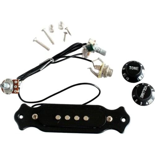 Pickup With Tone Rotary Knob For 4 Strings E-cigar Box Guitar, Durable And Safe For Your Guitar