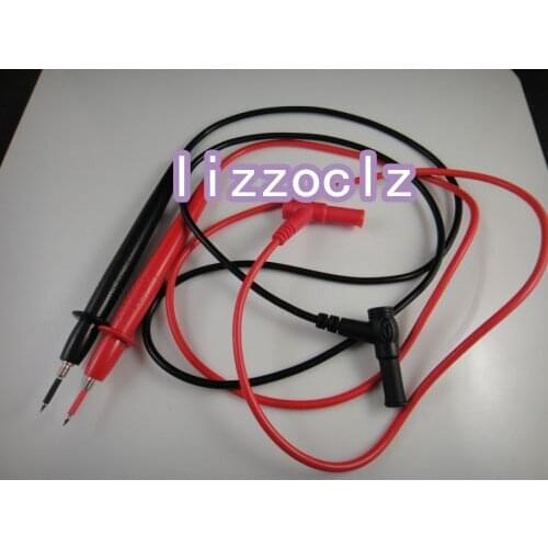 10pcs Multimeter right angle Banana plug to Test Hook Clip probe cable