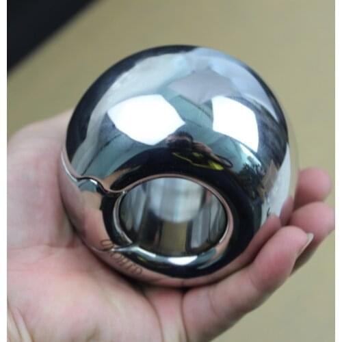 16 Sizes Stainless Steel Scrotum Pendant Bear Heavy Burden Cockring Testis Weight Alternative Male Bondage Penis Ring BB201