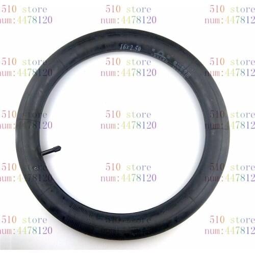 16x2.50 inner tube with Straight stem valve stem for Electric bicycle motorcycle Kids Bike Scooter