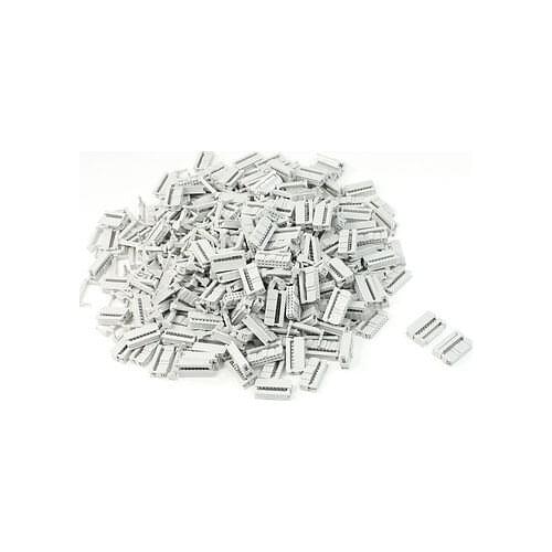 200 Pcs 2 Rows 16 Pin IDC Socket Connector Male Header 2.2mm FC-16P Light Gray