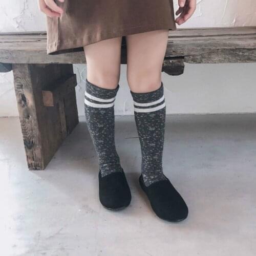 3Pairs/Lot 2020 Autumn Winter Kids Socks Baby Girls Knee Socks Toddler Children High Long Cotton Socks