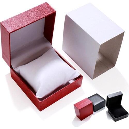 40%HOT Square Bracelet Watch Jewelry Display Case Storage Box Gift Holder Organizer