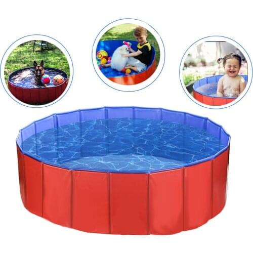 Folding Swimming Pool Outdoor Baby Kids Pool For Home Pet Dog Bath Tub,Children Bathing,Travel, camping 80x30cm