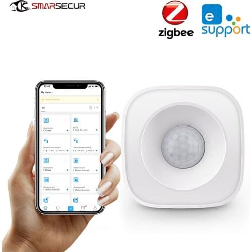Ewelink ZigBee Smart Home PIR Motion Sensor Wireless Infrared Detector Security Burglar Alarm System APP Remote Control