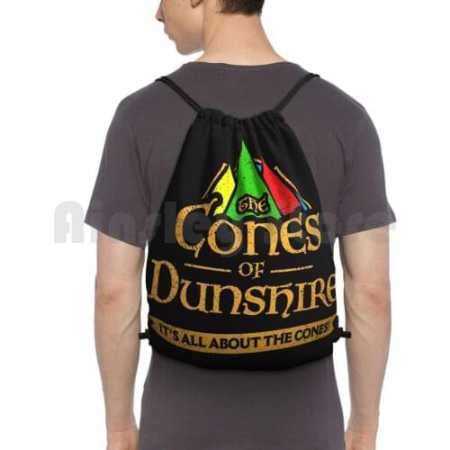 Untitled Backpack Drawstring Bags Gym Bag Waterproof Cones Of Dunshire Id Rather Be Playing Cones Of Dunshire The Cones