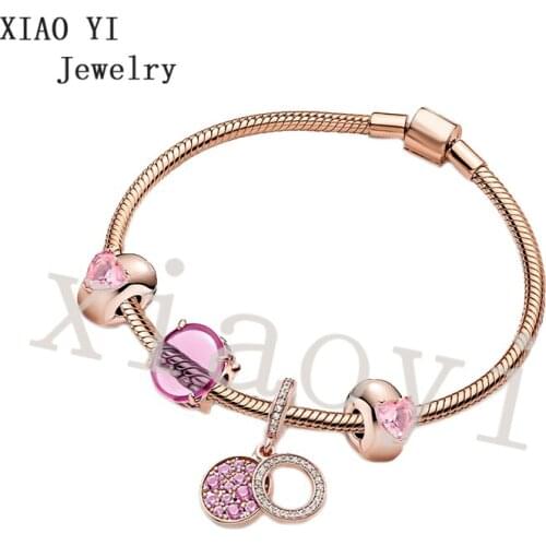 XIAOYI 2021 Pink Girl Dream limited edition bracelet Valentines Day gift love wedding jewelry to send girlfriend bestie birthda