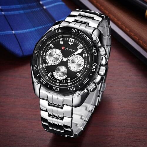 CURREN Luxury Brand Watches Men Analog Full Steel Quartz Men Watch Business Men Watch reloj hombre relogio masculino
