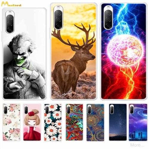 Experia 1 II Case For Sony Xperia 10 II Case Deer Space Silicone Phone Cover For Sony Xperia 10 III 1II 10ii Cases TPU Bumper