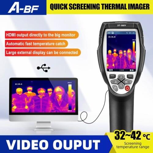 A-BF Human Body Infrared Thermal Camera Crowd Temperature Inspection Thermal Imager Live TV IR Thermal Imaging Camera Bluetooth