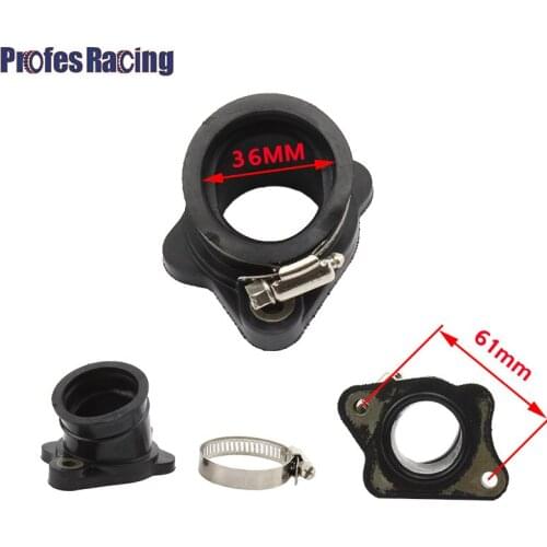 Racing Carburetor Rubber Angled Adapter Inlet Intake Pipe Motorcycle For MIKUNI VM24 OKO KOSO KEIHIN PE28 30 32 34mm