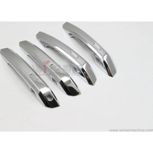 Chrome Door Handle Cover Trim Decorative For Audi A4 2016 Car Styling Tuning Accessories