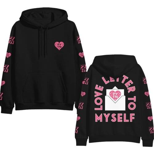 Payton Moormeier Hoodies Sweatshirt Women Men Love Letter To Myself Bone Cropped Social Media Stars Tracksuit Hoodie