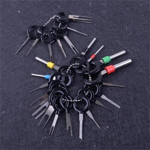 26pcs/kit ATV Motorcycle Car Wire Terminal Removal Tool Cable Wiring Connector Pin Extractor Puller For Disassemble Automotive