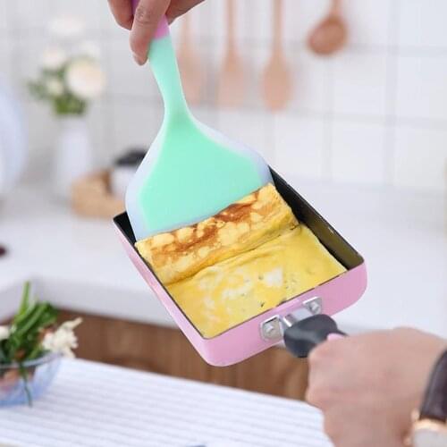 Silicone Spatula Multiple Colors Wide Pizza Shovel Multipurpose Cooking Utensils Soft High Temperature Resistant Kitchen Tool