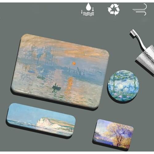 Wash Mat World Famous Painting Carpet Vloerkleed Tapijt Badmat Deurmat Schapenvacht Floor Mats Doormats Carpets Living Room 2021