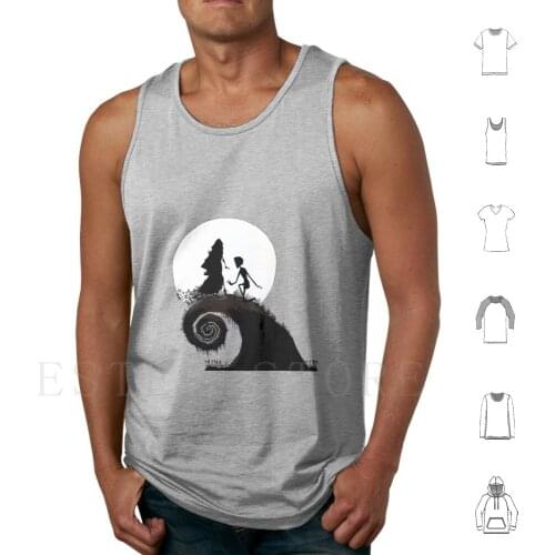 Corpse Hill Tank Tops Vest Sleeveless Corpse Bride Nightmare Before Christmas Tim Burton Johnny Depp