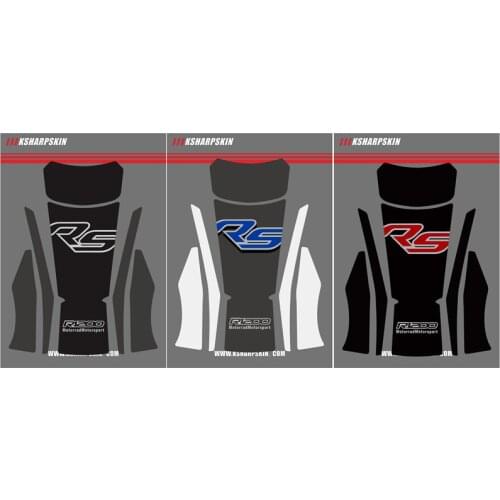 Motorcycle Accessories 3D Personality Waterproof Racing Fishbone Tank Pad Adesivi Decal Sticker For BMW R1200RS r1200 rs 15-16
