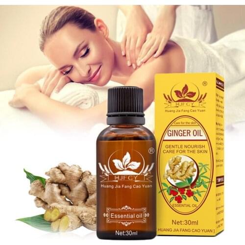 30ml Natural Plant Therapy Massage Essential Oils Anti Firming Massage Lymphatic Oils Prairie Body Ginger Oil Aging Drainag G0R2