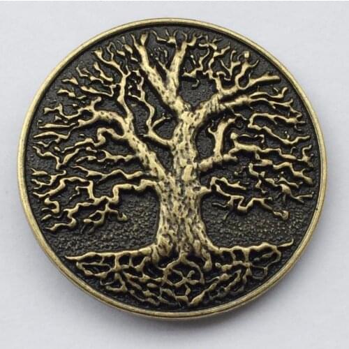 New Bronze Tree Of Life Belt Buckle