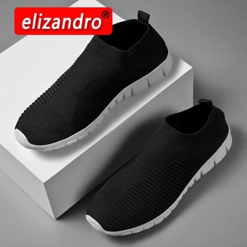 New Fashion Design Summer Ultralight Couple Casual Shoes Breathable Comfortable Large Size Unisex Sock Shoes
