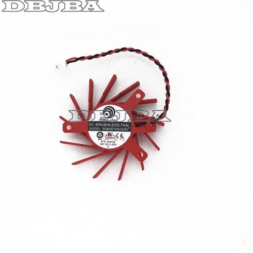 New POWER LOGIC PLB05710S12HH 50mm 27mmx35mmx35mm 12V 0.30A 2Wire For ATI HD5550 HD5570 HD5670 V4800 Graphics Card Cooling Fan