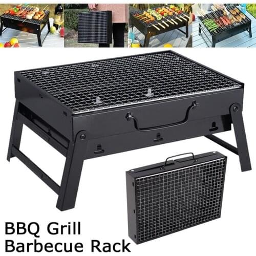 NEW Foldable BBQ Grills Patio Barbecue Charcoal Grill Stove Outdoor Camping Picnic Barbecue BBQ Accessories Cooking Tools