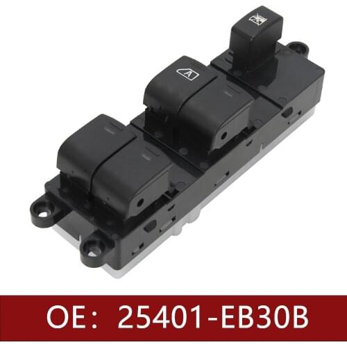 Front Left Master Electric Window Switch Button Panel Car Power Window Lifting Switch OE:25401-EB30B For NISSAN
