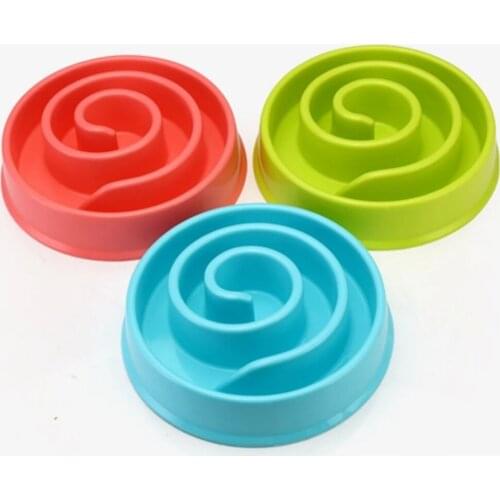 Pet Dog Feeding Food Bowls Puppy Slow Down Eating Feeder Dish Bowl Prevent Obesity Pet Dogs Dog Bowl Dropshipping