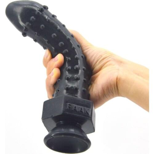 Silicone Realistic Dildo With Suction Cup Spike Penis Curved Nuts Clitoral G Spot Stimulate Women Masturbator Sex Toys