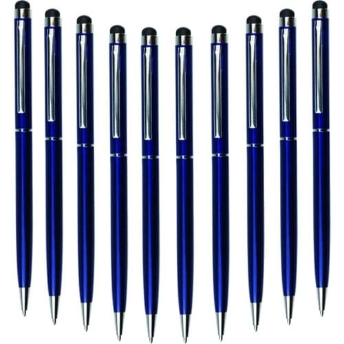 10Pcs Stylus Touchpen Stylus for Capacitive Touch Screens phone tablet Blue