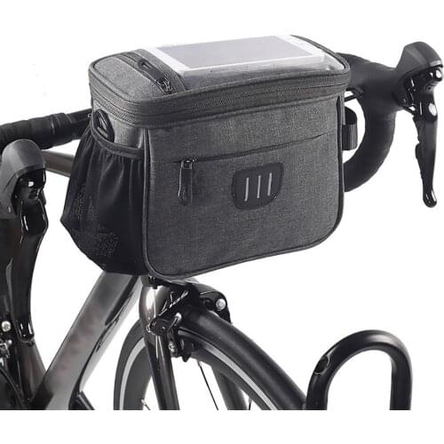 Bicycle Front Package Faucet Bag Riding Bag Large Capacity Clothes Bike Lock Phone Water Bottle Holders Travel Tube Cycling Bag