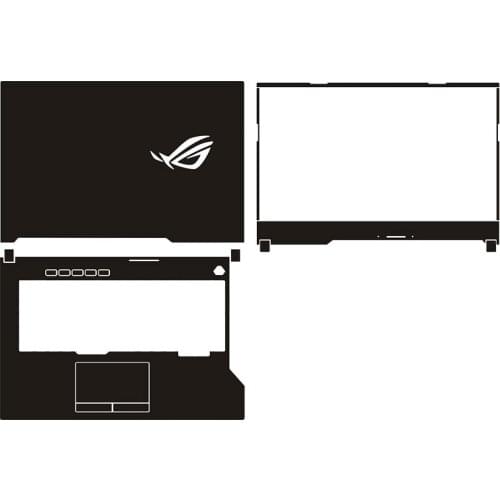 Carbon fiber Vinyl Laptop Sticker Skin Decals Cover Protector for ASUS ROG Strix G15 G512LV 15.6"