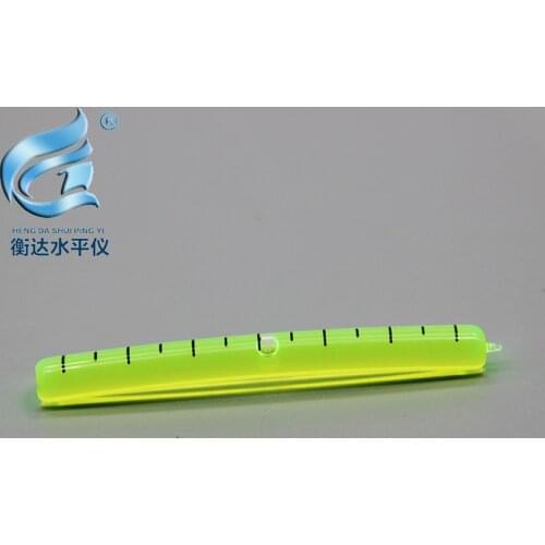 All glass tube horizontal bubble high precision horizontal bead outer arc vial