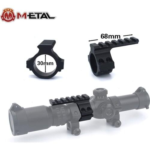 WADSN Tactical Barrel Mount 28.5mm 30mm Ring Adapter 20mm Picatinny Rail Rifle Pistol Airsoft Gun Base Install Scope Hunting