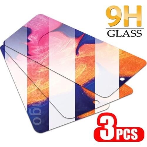 3PCS Tempered Screen glass for Samsung A10 A20 A30 A50 A70 A70s Glass Screen Protector armored safety Glass Film protective