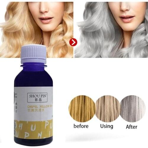 100G purple shampoo gray hair dye