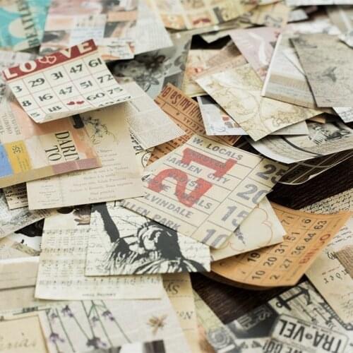 165pcs Retro Poster Plants Material Paper Sticky Notes Memo Pad Diary Stationary Flakes Scrapbook Decorative