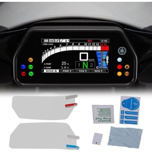 2 Pcs/set For Yamaha R1 R1M/R1S 2015-17 Cluster Scratch Speedometer Film Screen Protection Film Motorcycle Accessories