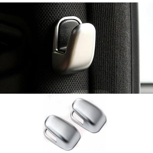 2pcs Chrome ABS Car Styling Interior Window B Pillar Hook Cover Trim For Mercedes Benz E CLS S Class W212 W213 W222 2014 - 2016