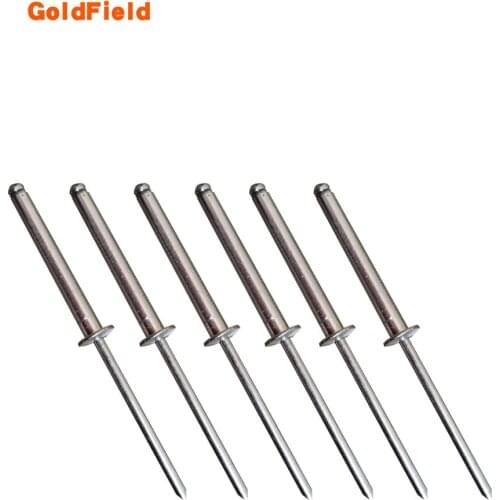 3.2*17mm GB12618 Aluminium Mushroon Head Break Mandrel Blind Rivets Nail Pop Rivets For Furniture Car Aircraft