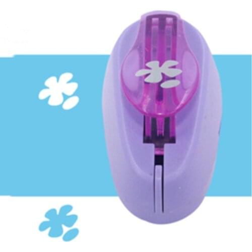 Freeship New Flower Hole Puncher Scrapbooking Bloom Shaped Paper Cutter Scrapbook Embossing Machine Decorative Petal Craft Punch